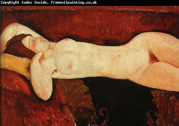 Amedeo Modigliani liggande aktsudie